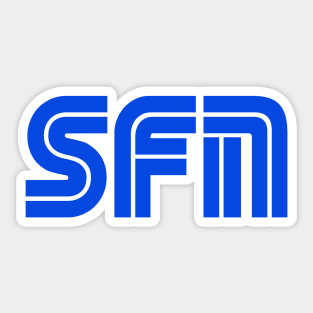 SFN Sega Style Logo Sticker